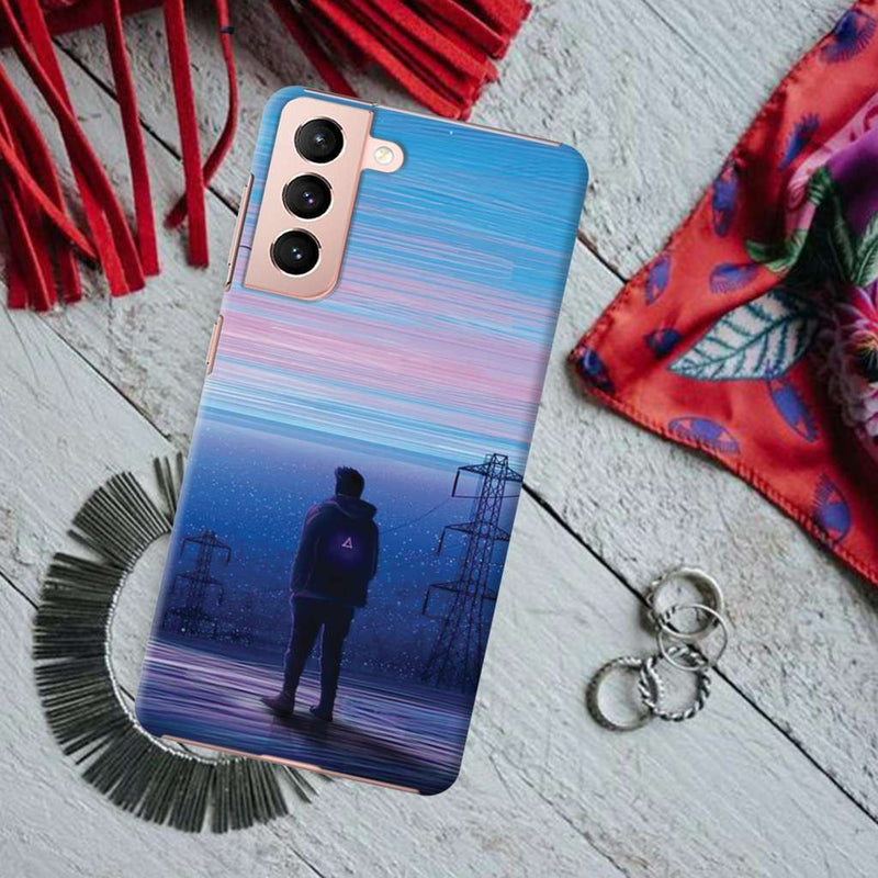 Alone at night Printed Slim Cases and Cover for Galaxy S21 Plus