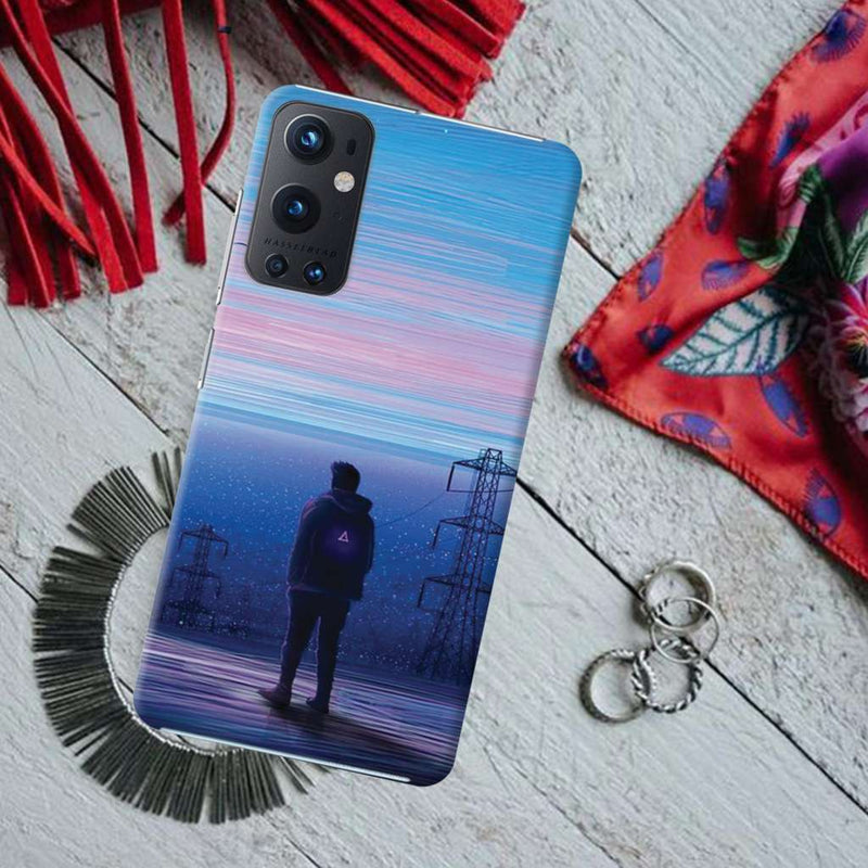 Alone at night Printed Slim Cases and Cover for OnePlus 9 Pro
