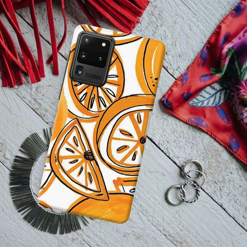 Orange Lemon Printed Slim Cases and Cover for Galaxy S20 Ultra