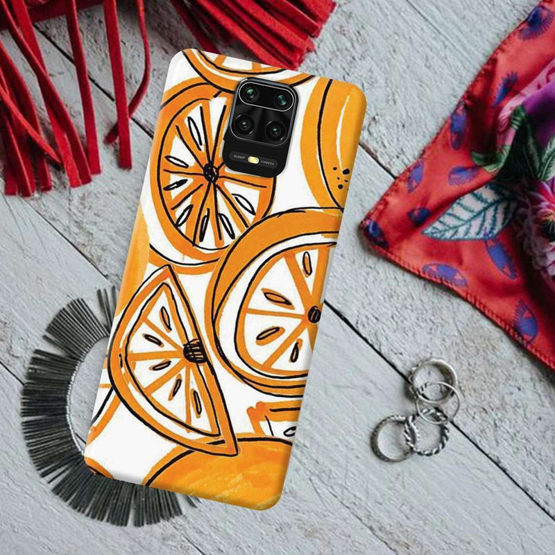 Orange Lemon Printed Slim Cases and Cover for Redmi Note 9 Pro Max