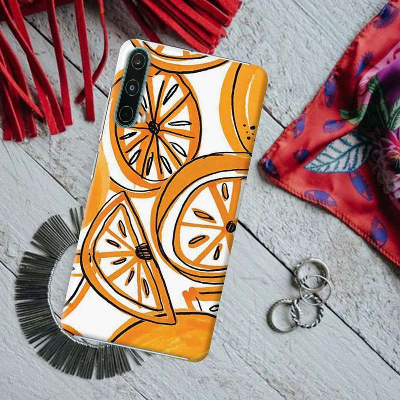 Orange Lemon Printed Slim Cases and Cover for OnePlus Nord CE 5G