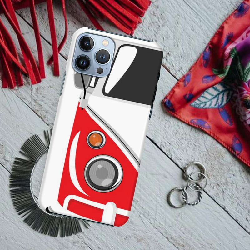 Red Volkswagon Printed Slim Cases and Cover for iPhone 13 Pro