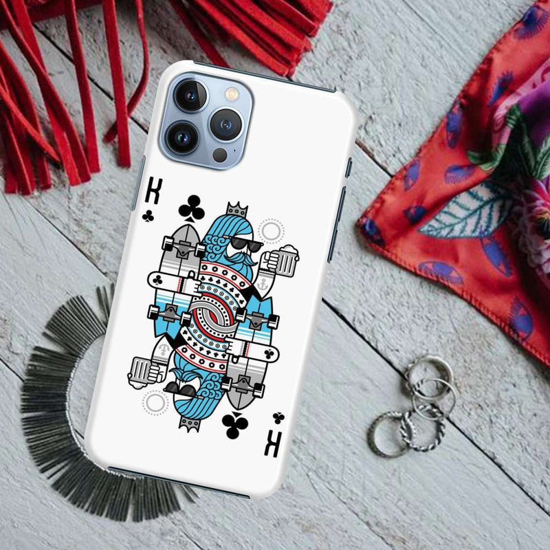 King 2 Card Printed Slim Cases and Cover for iPhone 13 Pro Max