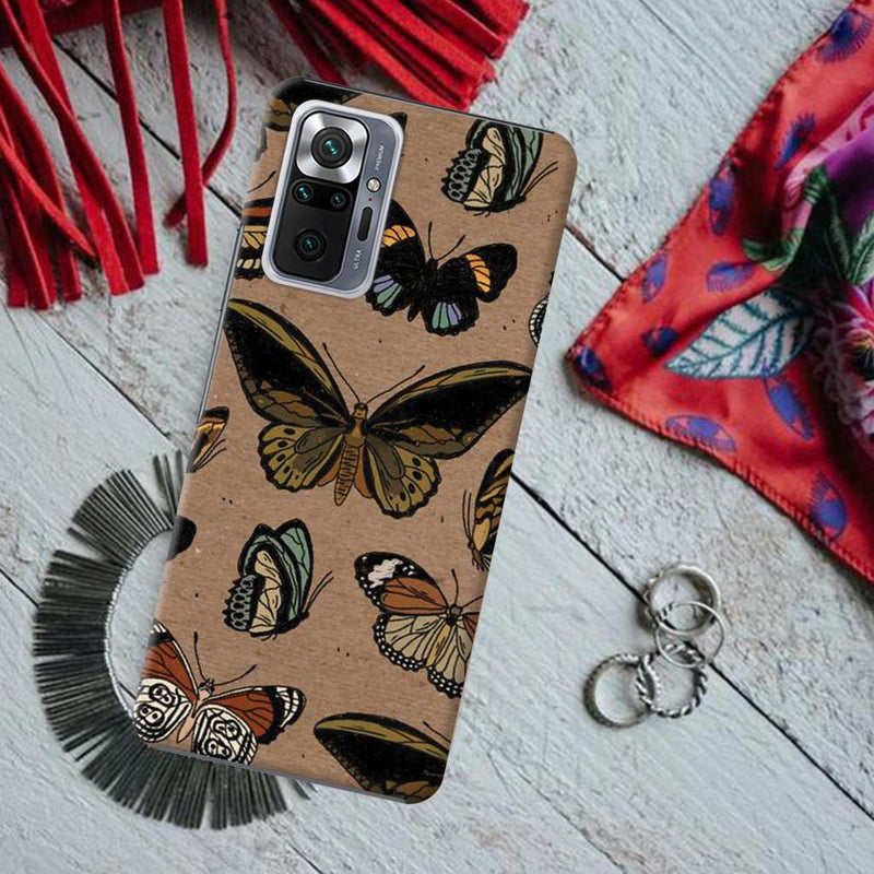 Butterfly Printed Slim Cases and Cover for Redmi Note 10 Pro