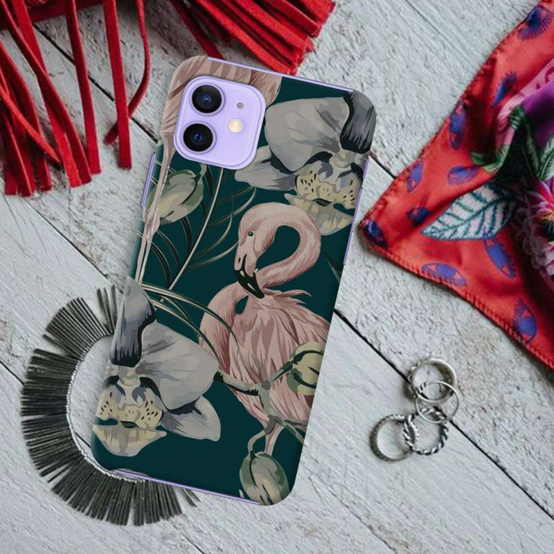 Flamingo Printed Slim Cases and Cover for iPhone 12 Mini