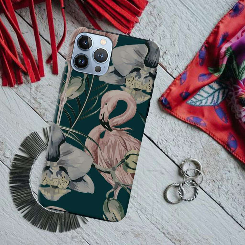 Flamingo Printed Slim Cases and Cover for iPhone 13 Pro