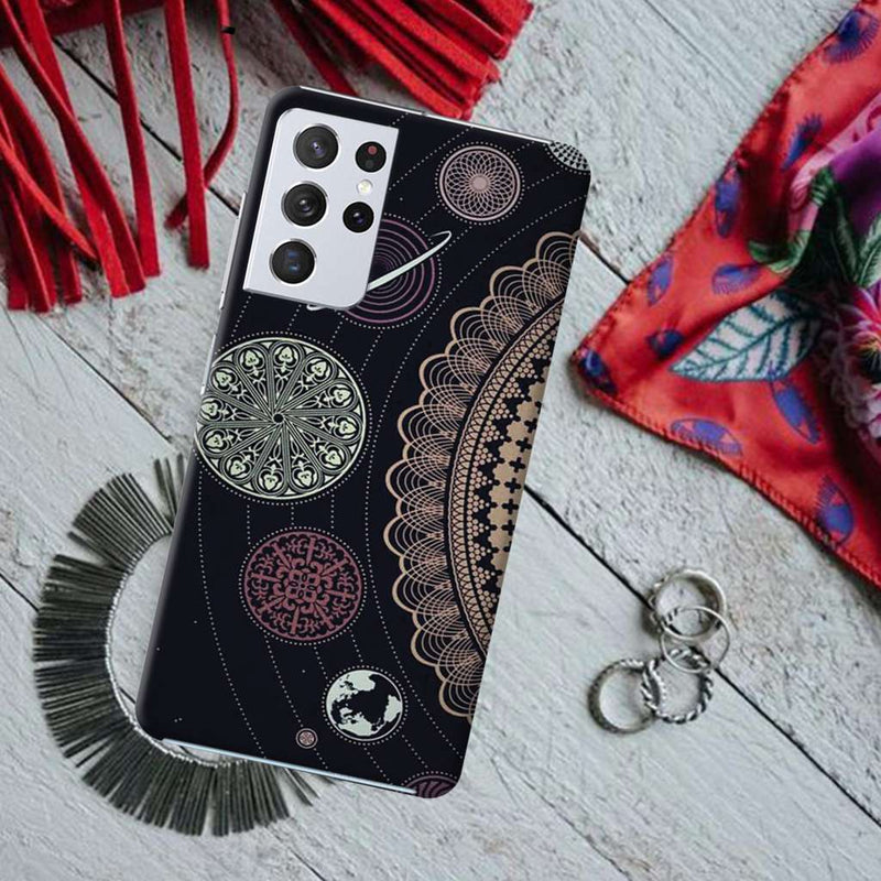 Space Globe Printed Slim Cases and Cover for Galaxy S21 Ultra