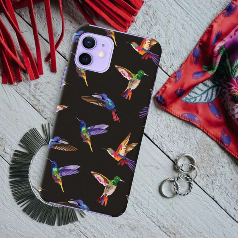 Kingfisher Printed Slim Cases and Cover for iPhone 12 Mini