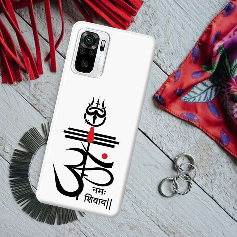 OM namah siwaay Printed Slim Cases and Cover for Redmi Note 10