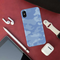 Blue and White Camouflage Printed Slim Cases and Cover for iPhone XS