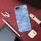 Blue and White Camouflage Printed Slim Cases and Cover for iPhone 8