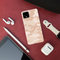 Cream and White Camouflage Printed Slim Cases and Cover for Pixel 4