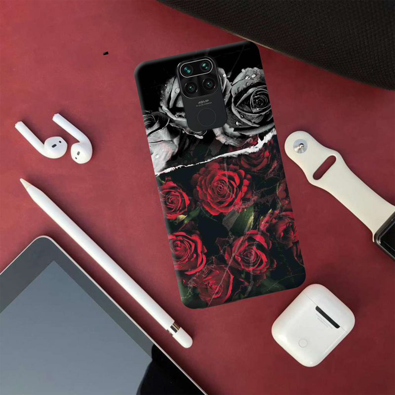 Dark Roses Printed Slim Cases and Cover for Redmi Note 9