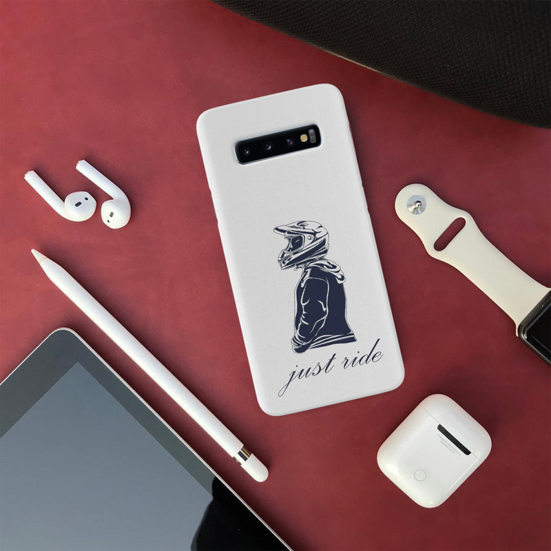 Just Ride Printed Slim Cases and Cover for Galaxy S10