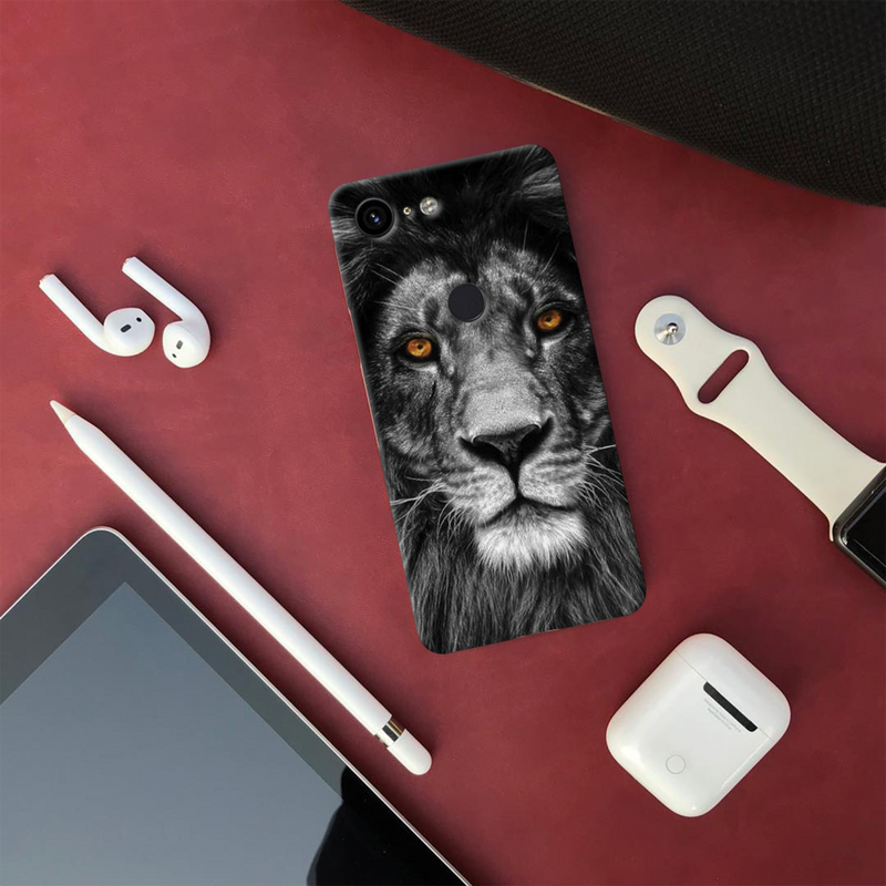 Lion Face Printed Slim Cases and Cover for Pixel 3