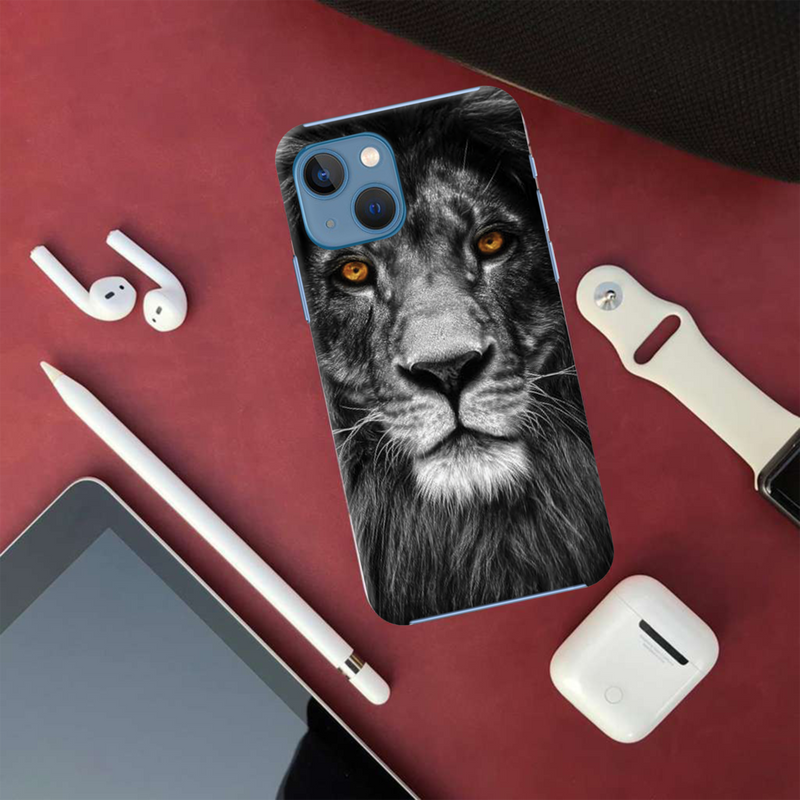 Lion Face Printed Slim Cases and Cover for iPhone 13 Mini