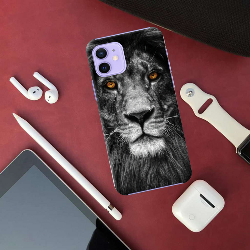 Lion Face Printed Slim Cases and Cover for iPhone 12 Mini