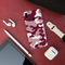 Maroon and White Camouflage Printed Slim Cases and Cover for Redmi Note 7 Pro