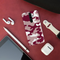 Maroon and White Camouflage Printed Slim Cases and Cover for Redmi Note 8 Pro