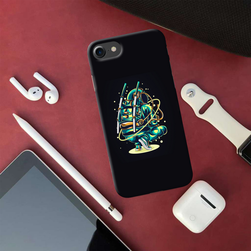 Ninja Astronaut Printed Slim Cases and Cover for iPhone 7