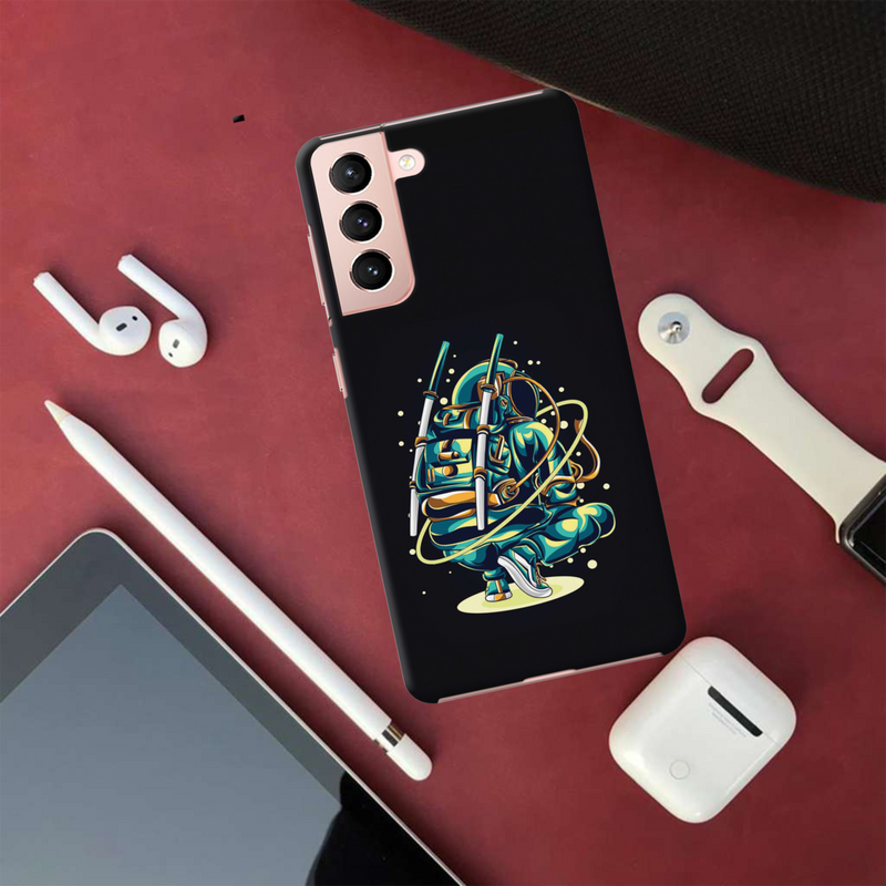 Ninja Astronaut Printed Slim Cases and Cover for Galaxy S21