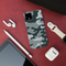 Olive Green and White Camouflage Printed Slim Cases and Cover for Pixel 4