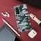 Olive Green and White Camouflage Printed Slim Cases and Cover for Galaxy S20 Plus