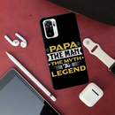 Papa the legend Printed Slim Cases and Cover for Redmi Note 10