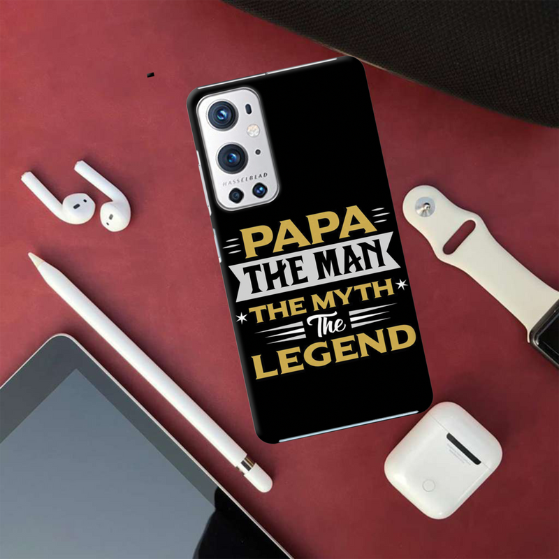 Papa the legend Printed Slim Cases and Cover for OnePlus 9R