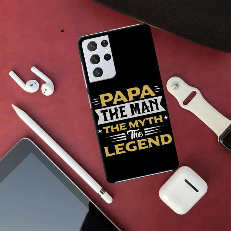 Papa the legend Printed Slim Cases and Cover for Galaxy S21 Ultra