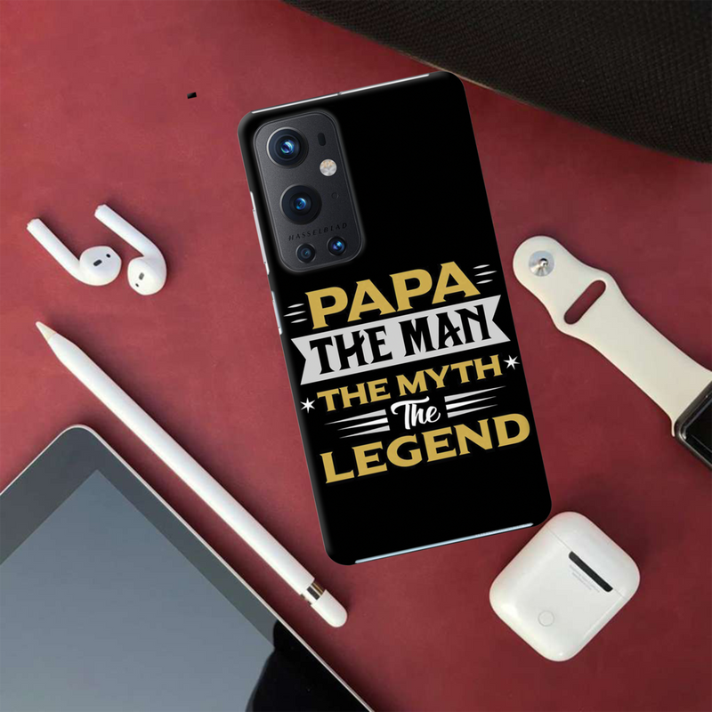 Papa the legend Printed Slim Cases and Cover for OnePlus 9 Pro
