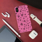 Pink Hearts Printed Slim Cases and Cover for iPhone X