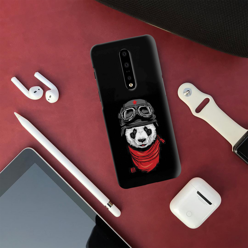 Rider Panda Printed Slim Cases and Cover for OnePlus 7 Pro