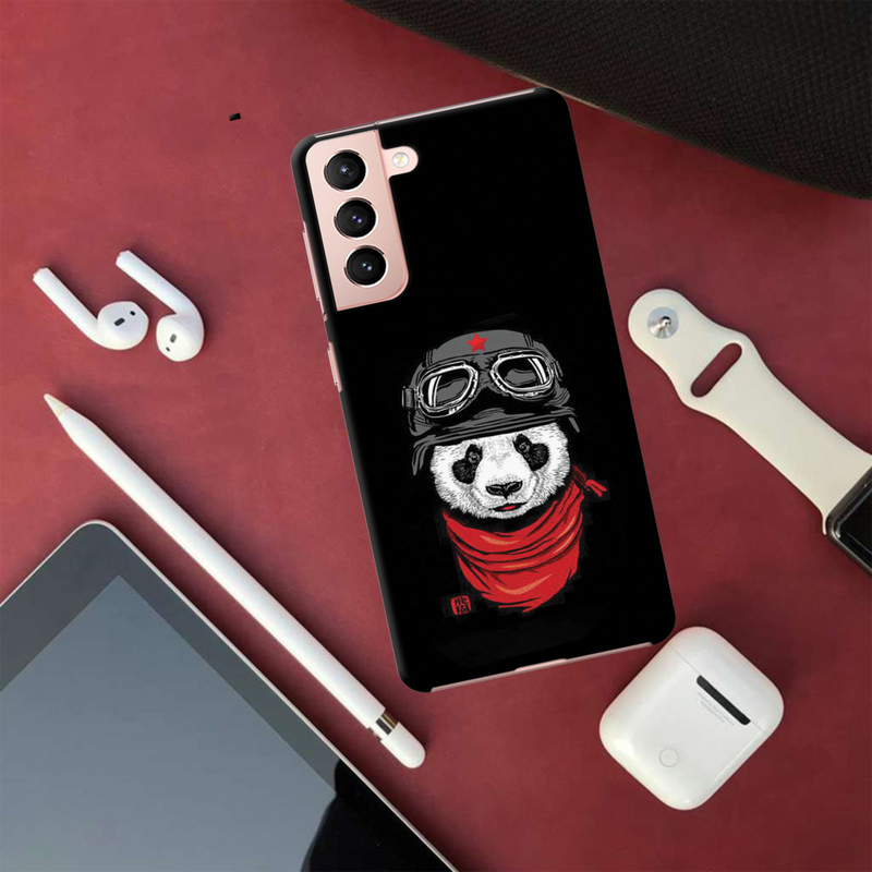 Rider Panda Printed Slim Cases and Cover for Galaxy S21