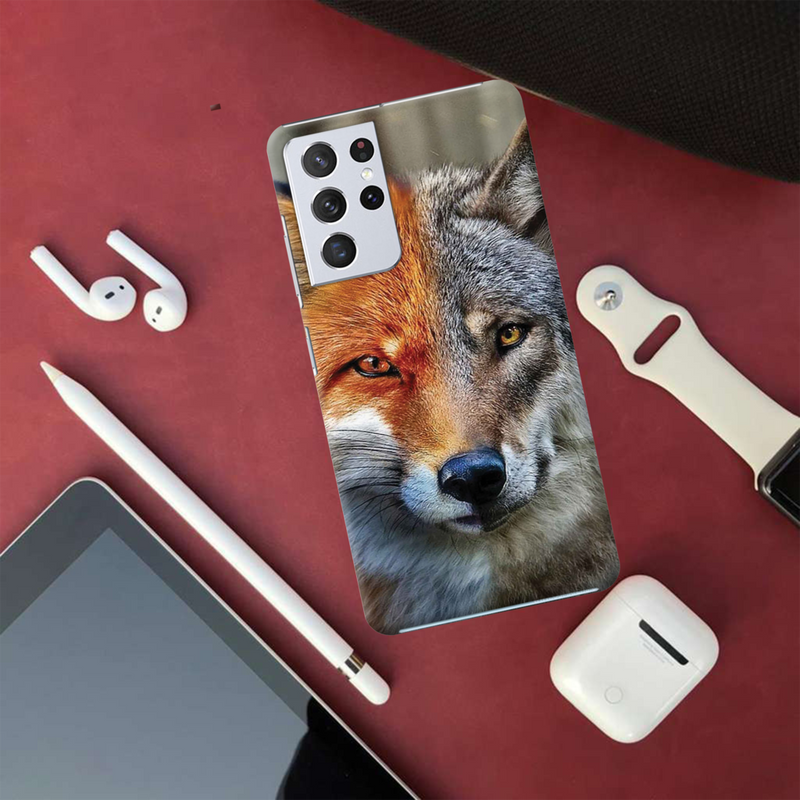 Wolf Printed Slim Cases and Cover for Galaxy S21 Ultra