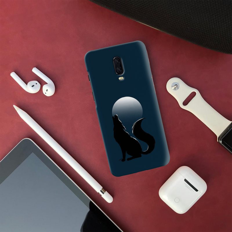 Wolf howling Printed Slim Cases and Cover for OnePlus 6T