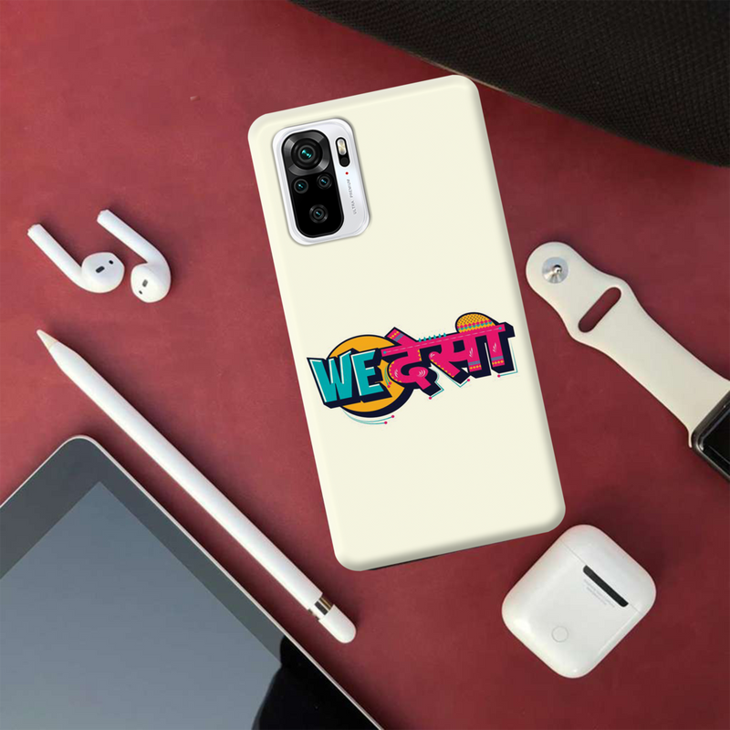 We desi Printed Slim Cases and Cover for Redmi Note 10