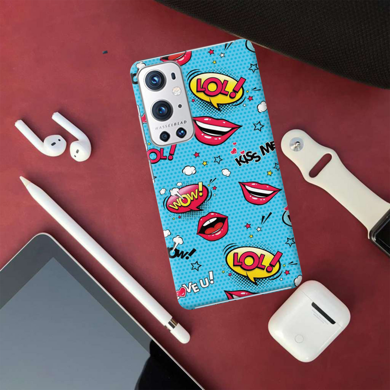 Kiss me Printed Slim Cases and Cover for OnePlus 9R