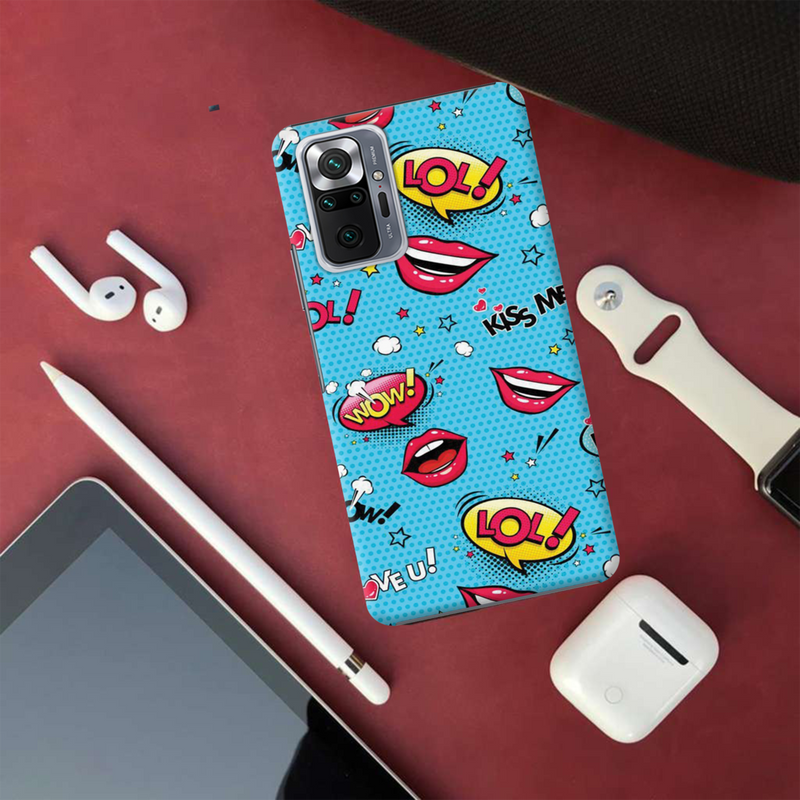Kiss me Printed Slim Cases and Cover for Redmi Note 10 Pro