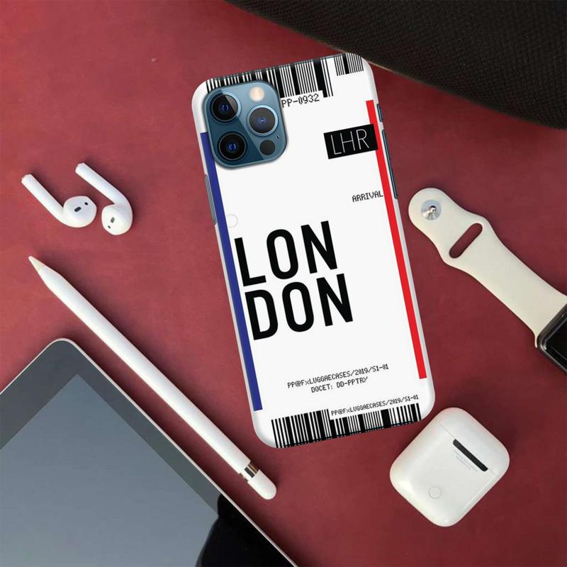 London Ticket Printed Slim Cases and Cover for iPhone 12 Pro Max