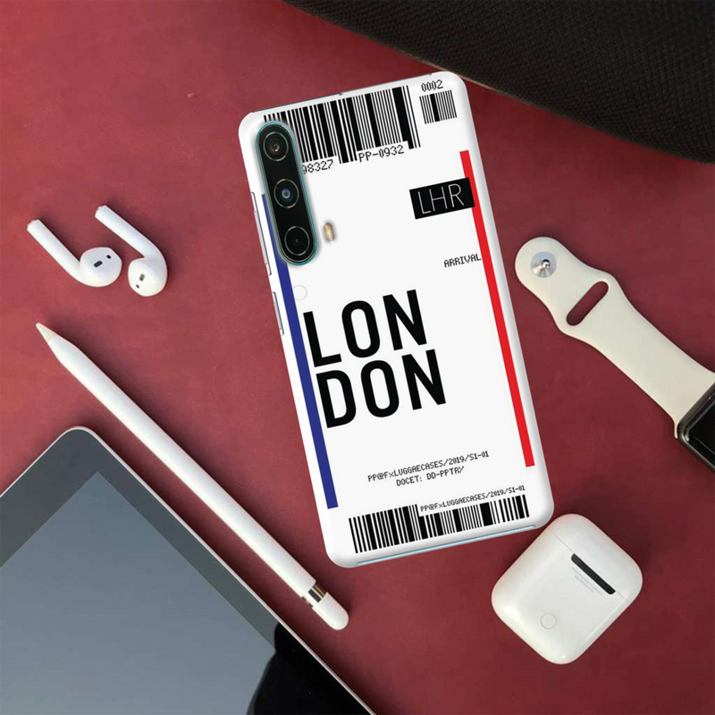 London Ticket Printed Slim Cases and Cover for OnePlus Nord CE 5G