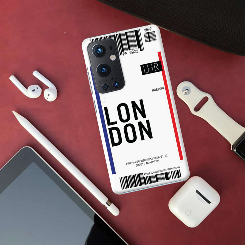 London Ticket Printed Slim Cases and Cover for OnePlus 9 Pro