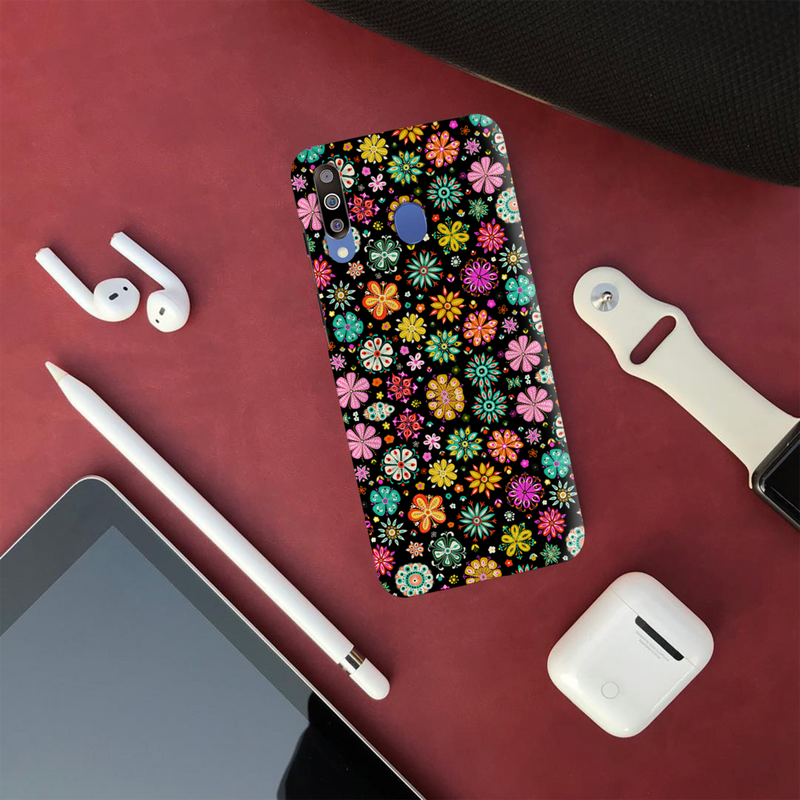 Night Florals Printed Slim Cases and Cover for Galaxy M30