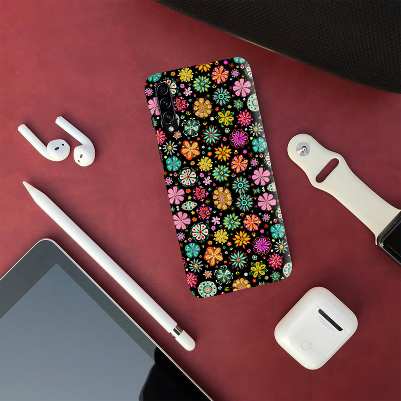 Night Florals Printed Slim Cases and Cover for Galaxy A70