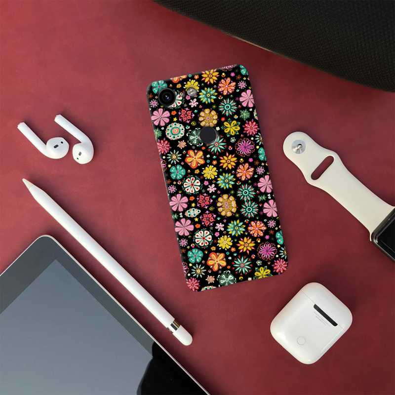 Night Florals Printed Slim Cases and Cover for Pixel 3