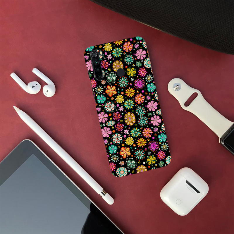 Night Florals Printed Slim Cases and Cover for Redmi Note 8