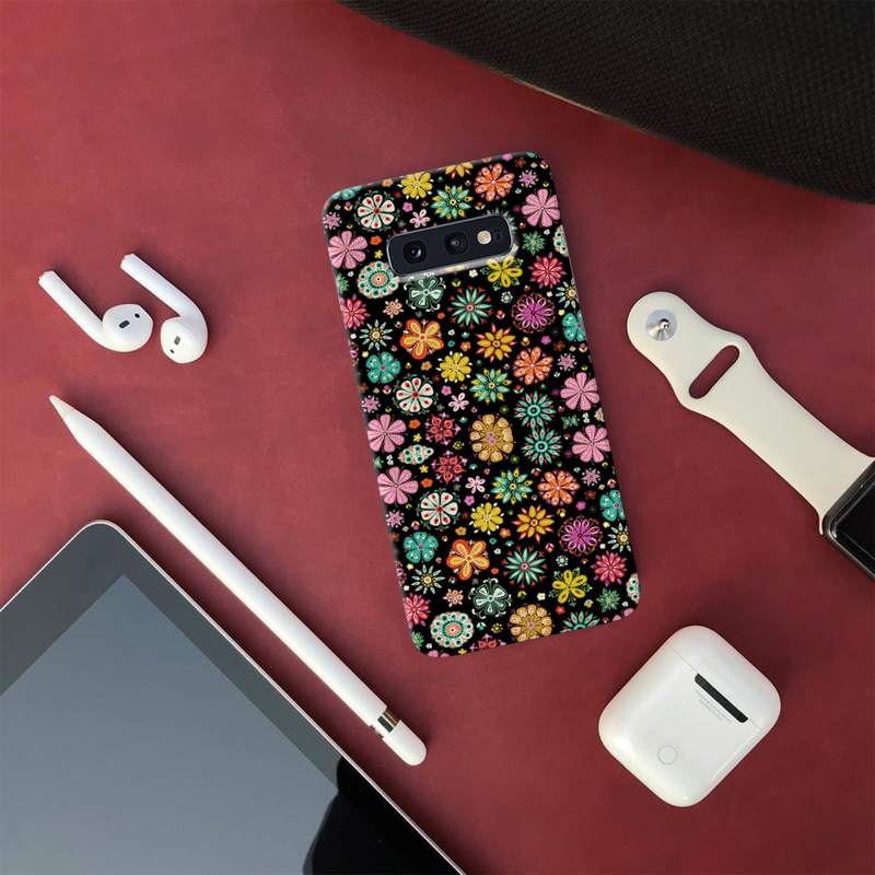 Night Florals Printed Slim Cases and Cover for Galaxy S10E