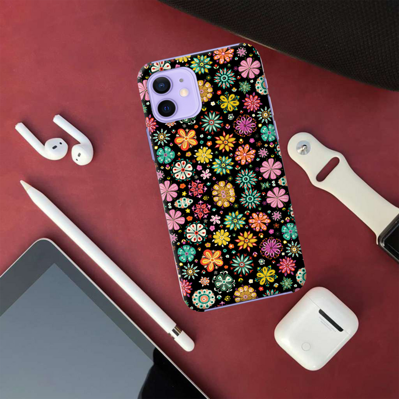 Night Florals Printed Slim Cases and Cover for iPhone 12 Mini