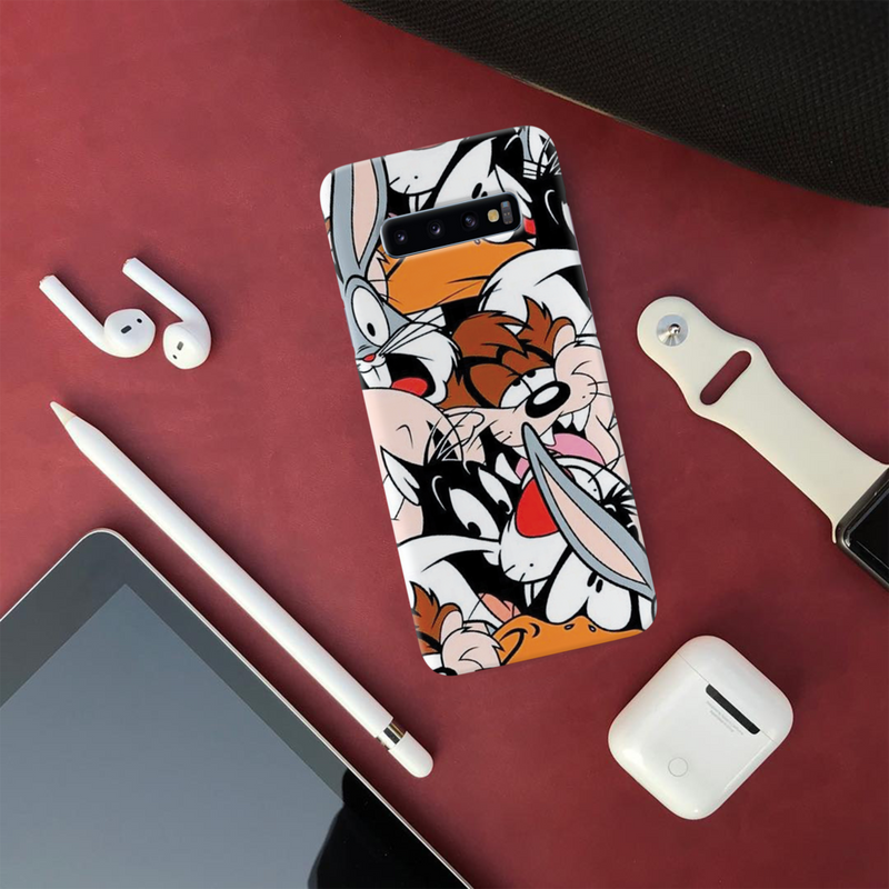 Looney Toons pattern Printed Slim Cases and Cover for Galaxy S10 Plus