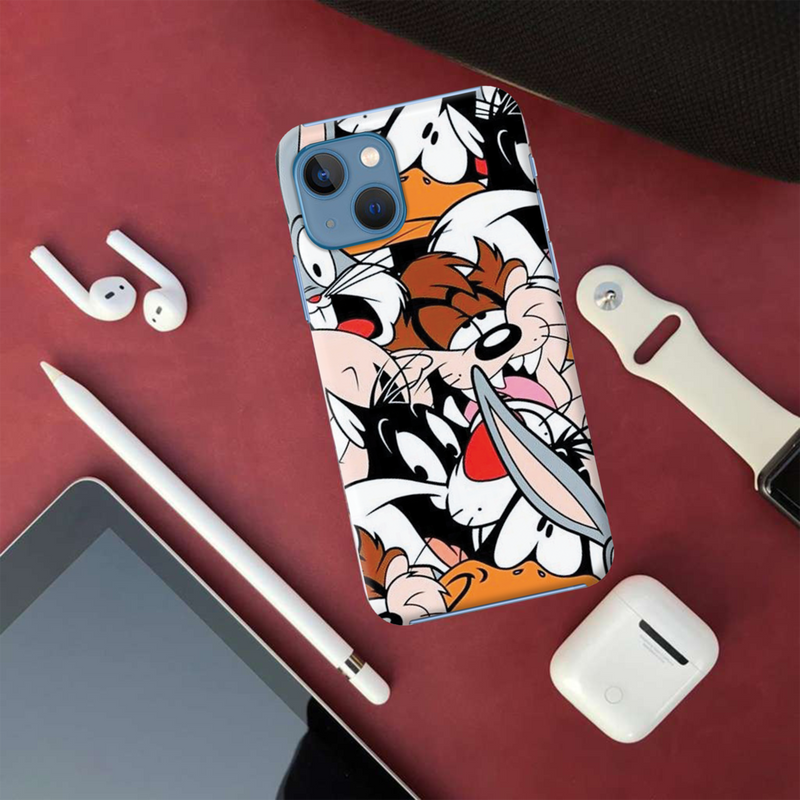 Looney Toons pattern Printed Slim Cases and Cover for iPhone 13